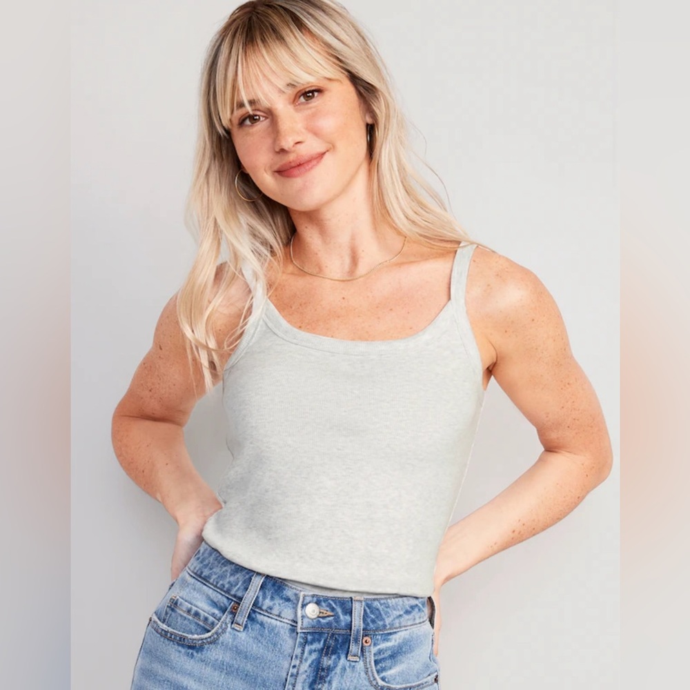 *New* Fitted Rib-Knit Cami Sz Large & XL